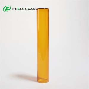 OEM High Borosilicate 3.3 Glass Clear Tube Indoor Lighting Home Chandelier Remote Fired Polished Edge Blown Lampshade Middle - Product Image 5