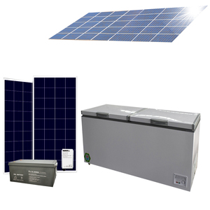 <b>12V</b> <b>DC</b> Double Door Solar Powered Refrigerator Chest Deep Freezers with Battery Powered - Product Image 2