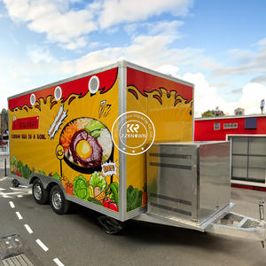 Nouvelle remorque alimentaire remorquable en fibre de verre et aluminium 2025 KN-400 avec cuisine complète pour la vente de glaces et de café, camionnette mobile USA - Product Image 6