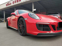 Kit carrosserie en fibre de carbone pour Porsche 911 991.2 GTS : Lame avant, jupes latérales, diffuseur, spoiler