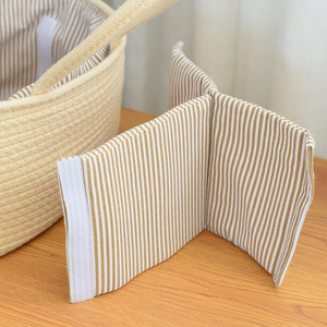 Organizador de Pañales para Bebé, Bolsa Grande, Organizador para Auto, Hecho a Mano, 100% Cuerda de Algodón, <span class=keywords><strong>Cesta</strong></span> de Almacenamiento para Guardería, para Niños y Niñas - Product Image 5