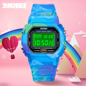 Skmei 1627 Bán Chạy Nhất Đồng Hồ Thể Thao Nữ Trắng Nam Và Nữ Cặp Đôi Đồng Hồ Đeo Tay Kỹ Thuật Số Tương Tự - Product Image 4