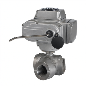 Vanne à bille électrique Covna B2Bclearance Sale DN50, type soudé, motorisée, commande de débit électrique, vanne à bille électrique pour l'eau - Product Image 4