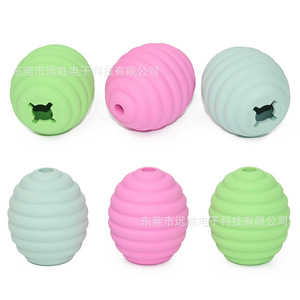 Jouet à mâcher pour animaux de compagnie, distributeur de friandises en caoutchouc en forme de baril, durable pour chiens, qualité alimentaire, grande taille - Product Image 4
