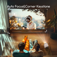 Projecteur intelligent Android BYINTEK LOVE U4, échantillon gratuit pour les distributeurs, vente en gros, prise en charge native 1080P, WiFi, mini cinéma, projecteur