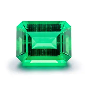 Colombia/Zambia lab grown emerald synthetic emerald stone hydrothermal lab created emerald for Jewelry Making