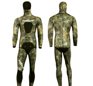 Combinaison de plongée en néoprène Hisea <span class=keywords><strong>Seac</strong></span> 7 mm pour homme, combinaison de plongée divisée, vêtements de pêche et de chasse, matière intérieure CR siamoise, peau lisse - Product Image 1