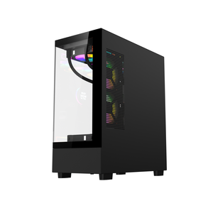 Fábrica al por mayor ATX Mid Tower PC Case Gaming Case <span class=keywords><strong>Desktop</strong></span> Tempered Glass <span class=keywords><strong>Computer</strong></span> Cases & Towers Support 360 Cooler - Product Image 5