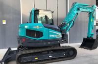 Nouvelle pelle compacte durable SWE90UF, engin de terrassement, excavatrice sur chenilles de 8,75 tonnes, moteur de marque de premier plan, haute efficacité, Sud-Est