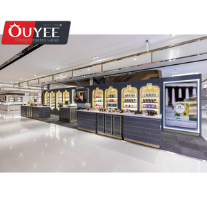 Perfume de lujo Centro comercial Kiosk Diseño Perfumes y cosméticos Tienda Diseño Scent Display Holder Perfume Bar Kiosk para Centro Comercial - Product Image 2