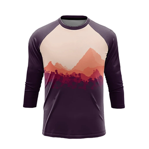 Camiseta de manga 3/4 de verano para hombre, camiseta de resistencia para ciclismo de montaña <span class=keywords><strong>MTB</strong></span> MX, sudadera para motocicleta todoterreno DH - Product Image 3