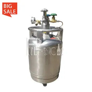 (En stock à vendre) 30L Portable Cryogenic Liquid N2 Dewar Cylinder Can Tank