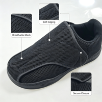 Chaussures orthopédiques médicales pour diabétiques, à bout ouvert, en maille respirante, avec fermeture Velcro, en EVA et TPR, pour le soin des pieds enflés et des œdèmes, vente en gros