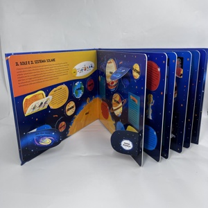 Sinh Thái Thân Thiện Với Trẻ Em Hoạt Động Màu Vẽ Cuốn Sách Dày Trang Pop up Lift Flap Cảm Ứng Cảm Thấy Cảm Giác Chất Liệu An Toàn - Product Image 3