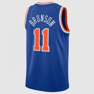 Venta al por Mayor 2026 Nueva <span class=keywords><strong>York</strong></span> Hombres y Jóvenes 11 # Brunson 32 # Ciudades 33 # Ewing 3 # Camiseta deportiva de baloncesto Hart American, camiseta para correr - Product Image 2