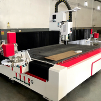Machine de gravure CNC sur bois ANBEN 1530 - ATC NC Studio & PLC Control, monommande, 3 axes, pour la sculpture de portes et de meubles en bois