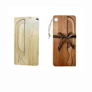 Ensemble cadeau de <span class=keywords><strong>couteau</strong></span> <span class=keywords><strong>à</strong></span> <span class=keywords><strong>pain</strong></span> et <span class=keywords><strong>planche</strong></span> <span class=keywords><strong>à</strong></span> découper en bois - Product Image 5