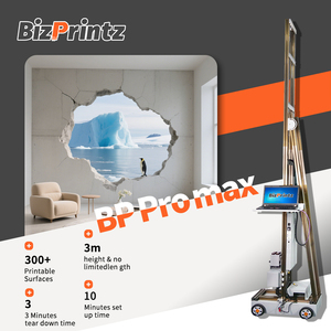 BizPrintz automatico verticale 3D UV Wall stampante Robot nuova condizione macchina a getto d'inchiostro per pannelli <span class=keywords><strong>murali</strong></span> e stampa carta da parati - Product Image 1