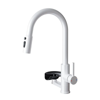Robinet monocommande moderne extractible Pro Series, eau chaude/froide, cartouche céramique, installation monotrou