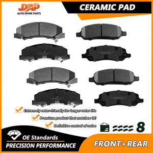 Plaquettes de frein à disque en céramique avant et arrière JXAP pour Buick <span class=keywords><strong>Lucerne</strong></span> Cadillac DTS 2006 2007 2008 2009 2010 2011 - Product Image 1