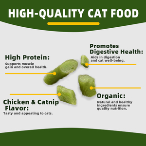 Inventario OEM: Gránulos de Catnip de 100g para el Cuidado Natural de las Bolas de Pelo, Gránulos de Catnip con Sabor a Pollo para el Cuidado Dental, Premios para Gatos, Alimento Seco para Gatos, Alimentos para <span class=keywords><strong>Mascotas</strong></span> - Product Image 3