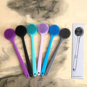 Silicone Body <b>Scrubber</b>, Long Handle <b>Back</b> <b>Scrubber</b> for Body, Shower Srush <b>Back</b> Brush Body Exfoliator - Product Image 3