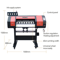 Mesin Printer Film DTF A2 Ukuran A2 Dtf DTG Double Head Xp600 4720 I3200 60cm A3 A2 Dtf DTF