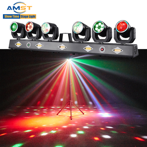 Mini support d'éclairage de boîte de nuit tout-en-un 200W DMX Dmx 512 Controller Auto Sound Remote Control Stage Lighting System for <span class=keywords><strong>Bar</strong></span> DJ - Product Image 1