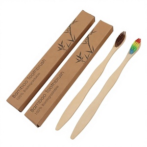 Cepillo de Dientes de Bambú con Cerdas Suaves de Primera Calidad, Cepillo de Dientes de Bambú de Marca Privada para <span class=keywords><strong>Hotel</strong></span> y Spa - Product Image 6