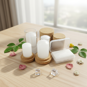 NOVITÀ <span class=keywords><strong>Deodorante</strong></span> in Cristallo di Allume di Potassio Ecologico in Confezione di Legno, Senza Alluminio, Controllo Odori Ascellari - Product Image 2