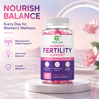 Gummies de soutien à la fertilité pour femmes adultes Myo-Inositol, bien-être hormonal ovarien et reproductif, supplément alimentaire à croquer, 60 unités