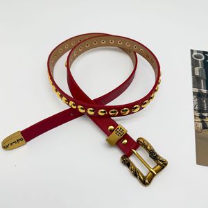 Yonger nhà máy Phong Cách Punk vành đai da Spike Studded dây đeo kim loại Pin khóa End tip Chéo Vòng vành đai - Product Image 6