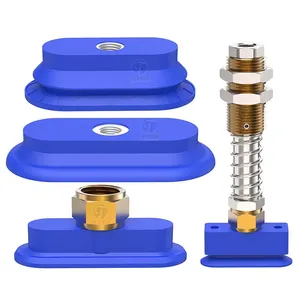 Ventouse ovale série SAOF SAOB SAOF-50X16 SAOB-60X30 avec coussinet à soufflet plat pour bras de robot de découpe de tôles - Product Image 3