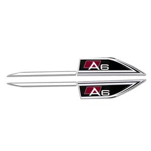 Custom Abs Plastic Chrome Car Body Badge Emblem Stickers With Self-Adhesive