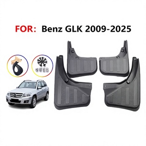 แผ่นกันโคลนยางรถยนต์ Mercedes-Benz GLK สีดำ สำหรับประตูรถยนต์ ปี 2009 ขึ้นไป เกียร์อัตโนมัติ - Product Image 5