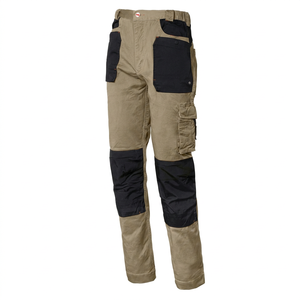 Industrial Starter Men's <b>Stretch</b> 'Box' <b>Pants</b> 8731B-080-S High Waist Skinny Fit Outdoor Grey Wash Lightweight Zipper XL 6XL - Product Image 1
