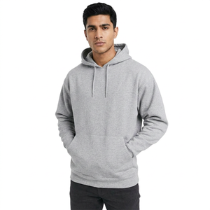 Sudadera con Capucha Unisex de Lujo, Estilo Hip Hop, Personalizable al por Mayor, Básica, Oversize, Lisa, para Hombre, Invierno 2026 - Product Image 1
