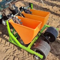 Machine à planter l'ail agricole, planteuse d'ail montée sur motoculteur avec haute précision