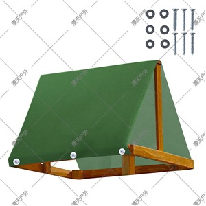 Outdoor Sunshade <b>Canopy</b> For Children Playground Wood Frame Polyester Waterproof Single <b>Tent</b> Heat Insulation Dustproof Cover - Product Image 2