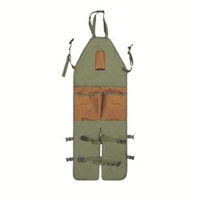 Tablier de jardinage personnalisé avec poches de récolte à dégagement rapide, résistant à l'eau, idéal pour un cadeau promotionnel personnalisé - Product Image 2