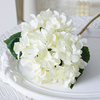 Bunga Hydrangea Sutra Buatan, Rangkaian Bunga Hydrangea, Pasokan Grosir, Kualitas Tinggi, Rangkaian Bunga Batang Tunggal