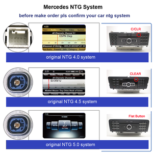 Bosstar 10.25inch Android đài phát thanh xe cho Mercedes Benz C/GLC/V/x Class 2016-2020 đa phương tiện DVD Player Carplay GPS navigation - Product Image 3