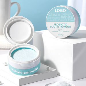 Poudre dentifrice probiotique bio OEM/ODM au parfum de lotus, dentifrice à l'hydroxyapatite sans fluor - Product Image 2