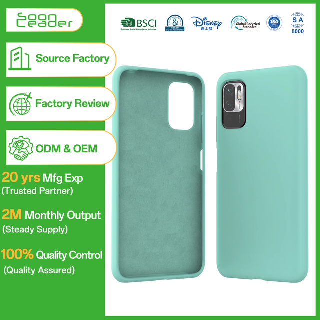 Soonleader New Fashion Shockproof Silicone Liquid Full Cover Phone Case for Xiaomi Redmi Note 10/10Pro Phone Case