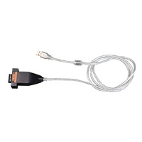 Cable USB Industrial Dual RS485 con Aislamiento de 3KV y Protección contra Sobretensiones de 6KV, -40°C, para Automatización Industrial, Convertidor de Puerto Serie PLC
