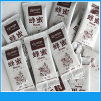 Sachets de miel royal personnalisés imprimés en gravure, 10g 20g, en aluminium, pour l'emballage du lait