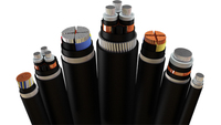 Câble d'alimentation électrique blindé sous-marin en cuivre isolé 4 noyaux 4x35mm2 Xlpe Offre Spéciale souterrain