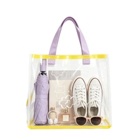 Sac fourre-tout en plastique PE personnalisé en usine, poignée renforcée, réutilisable, imperméable, pour les courses et les courses d'épicerie