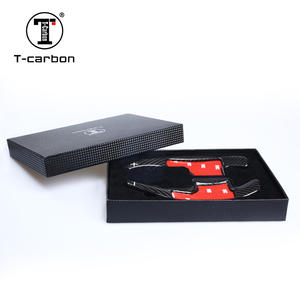 T-carbon-Volante de fibra de carbono para coche, palas para cambio DSG, color negro, para Mustang <span class=keywords><strong>2015</strong></span> + - Product Image 2