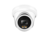 Avec audio bidirectionnel et emplacement pour carte SD 6MP Dual Light 24/7 Color Turret POE IP Camera, supportant la détection des visages et des lignes croisées.